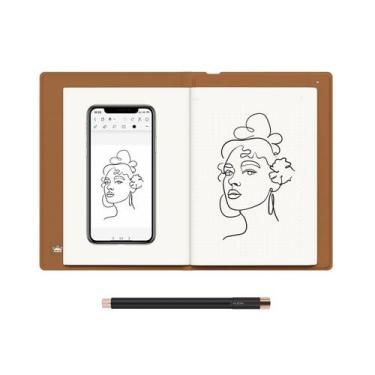 Imagem de Tablet de desenho digital para caderno HUION Note 2 em 1 A5
