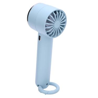 Imagem de Ventilador Portátil Portátil, 5 Engrenagens Display Digital Semicondutor Gelo de Gelo de Baixo Ruído Mini fã de fã de Fãs para Viagens Praia para Eventos Ao Ar Livre Piqueniques