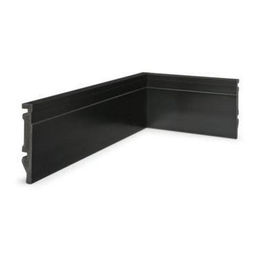 Imagem de Kit Rodapé de Poliestireno 5 Barras Frisadas de 10cm x 2,40m Rende 12 Metros NFR 