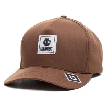 Imagem de Boné Element Aba Curva Logo Classic WT25 Marrom Escuro