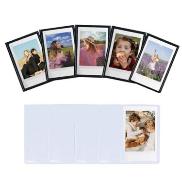 Imagem de Moldura magnética pequena 5 x 3, mini molduras magnéticas personalizadas para Fujifilm Instax Mini 12, 11, 99, 90, 40, 9, 8, 7 EVO, filmes de 7 cm, para imagens de 5,4 cm x 8,6 cm (10 peças) (5branco