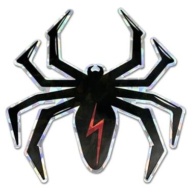 Imagem de Elektroplate Adesivo decalque refletivo metálico (8 cm x 8,4 cm) | Vinil brilhante premium para todos os climas para carro, garrafa de água, laptop, tablet, refrigerador, telefone | Feito nos EUA