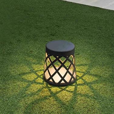 Imagem de CUTPOIY Luminária de poste de jardim à prova d'água moderna para uso externo, luzes de coluna de LED com caixa de alumínio IP55 à prova d'água, luzes de pilar ao ar livre, lanterna de poste de