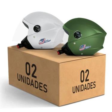 Imagem de Kit 2 Capacete New Liberty 3 Elite Pro Tork Feminino Masculino, BRANCO