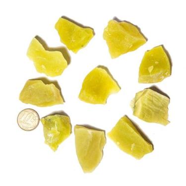 Imagem de 10 Calcedônia Verde Bruta Pedra Natural 100 a 250g Méd. 40mm - Cristai