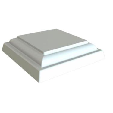 Imagem de Forma Em Abs 1,5mm Chapéu menor De Coluna Pingadeira 40x40x7cm - garde