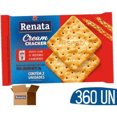 Imagem de Biscoito em Sache Renata Cream Cracker - 360 und