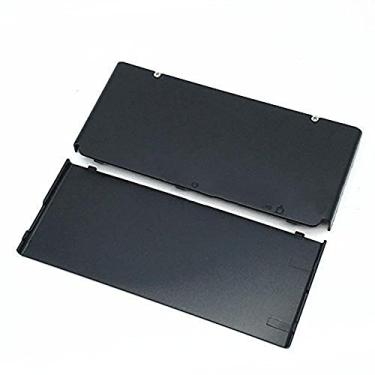 Imagem de Ambertown para Nintendo New 3DS 2015 versão frontal traseira placas de placa frontal superior e traseira capa de invólucro de bateria (preto)