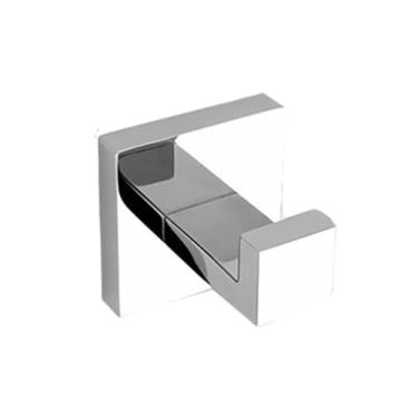 Imagem de Conjunto de acessórios para banheiro em aço inoxidável cromado, toalheiro, porta-toalhas, suporte para lenços de papel, gancho para roupão, acessórios para banheiro (gancho para roupão)