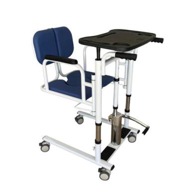 Imagem de Cadeira de Transferência Móvel com Rodízios, Mesa de Refeição, Suporte
