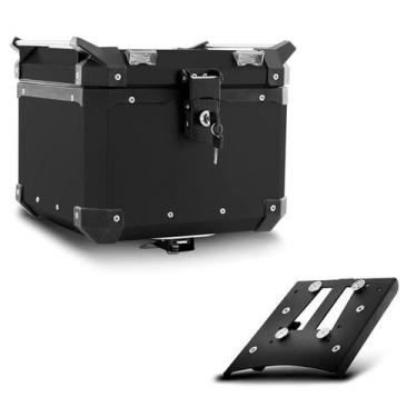 Imagem de Baú Moto Alumínio Top Case 35 Litros + Base de Fixação Super Adventure
