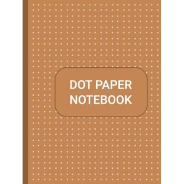 Imagem de Dot Paper Notebook: 140-page journal (8.25x11 inches) for manifesting wealth. Dotted lined pages aid in recording notes, ideas, and affirmations of Attraction to create a prosperous life.