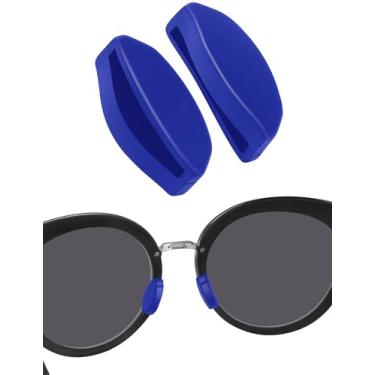 Imagem de BLAZERBUCK Almofadas de nariz de substituição para óculos de sol Oakley Frogskins Range OO9284/Top Knot OO9434/Side Swept OO9445/HSTN OO9464/Spindrift OO9474 - Low Bridge Blue