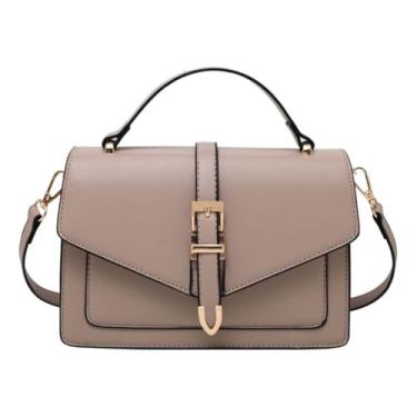 Imagem de ALWY Bolsa Feminina Vintage Tiracolo Sofisticada Luxuosa Passeio Shopping (Bege)