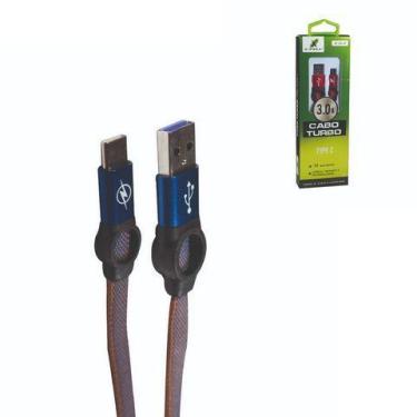 Imagem de Cabo USB A-Macho - Type-C 1,0 Metro 3.0A Turbo Verde X-Cell - XC-CD-47