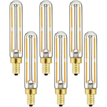 Imagem de Lâmpada LED Leools E12 regulável 4W 400LM 2700K branca quente, pacote 