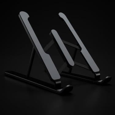 Imagem de Suporte para Notebook BRAVORA® ErgoLift™ — Alumínio Premium, Ajuste Ergonômico e Refrigeração Ativa | suporte notebook ajustável para mentes produtivas