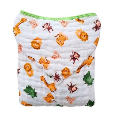 Imagem de Toalha Banho Infantil Criança Grande Toalhão Banhão Fralda Soft c/ Capuz de Algodão