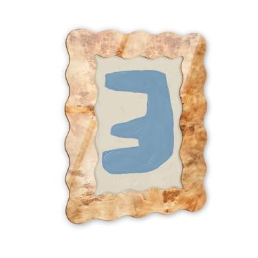 Imagem de Reversed Emma Eclectic Wall Art - Moldura de parede acrílica curvilínea bronzeada, 40,6 x 61 cm - Arte de parede dimensional escultural - Decoração moderna por NOTORIART