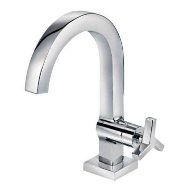 Imagem de Torneira Lavatório Mesa Bica Alta City Cromada Docol