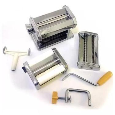 Imagem de Maquina Caseira Massa 5x1 Lazanha Talharim Espaguete Ravioli - Dasshau