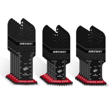 Imagem de Lâmina de ferramenta oscilante AMZWEI Japanese Teeth 16PCS CRV