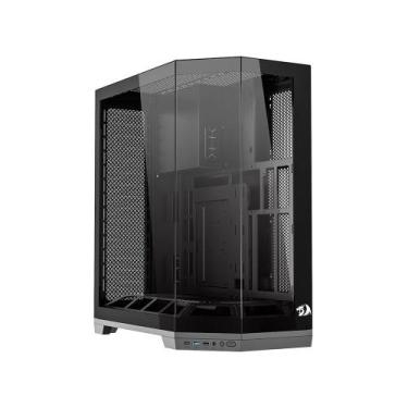 Imagem de Gabinete Gamer Redragon Edge, Mid Tower, Lateral em Vidro, ATX, Preto 