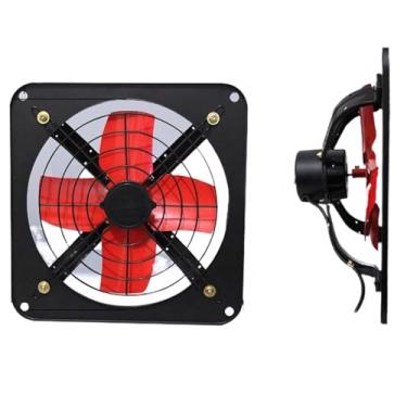 Imagem de 10 inches,Ventiladores domésticos de 1400R/Min, Ventilador axial de exaustão de cozinha, ventilador de ventilador utilitário de alta velocidade com baixo ruído para janela, sótão,porão