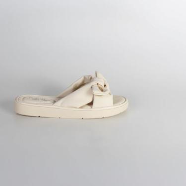 Imagem de Tamanco Flatform Feminino Modare 7208101 Verde Luna, Creme, Nobuck ult