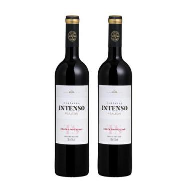 Imagem de Kit 2 Un Vinho Salton Intenso Corte Tinto Suave 750 ml