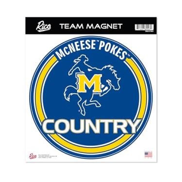 Imagem de Rico Industries NCAA McNeese State Cowboys Padrão 20 cm Ímã redondo