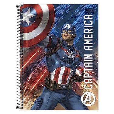 Imagem de Caderno C/D 10 Materias Avengers 160 Folhas Tilibra