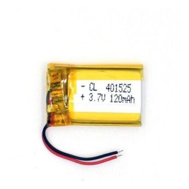 Imagem de Bateria 3,7v  Com 120mah  4mm X 15mm X 25mm Carta - bgb