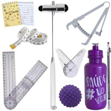Imagem de Kit Itens Fisioterapia Goniometro Martelo Buck - Love Saude, ITENS FIS