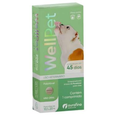 Imagem de Antipulgas e Carrapatos Wellpet 200 mg para Cães 10,1 a 20 kg 1 Compri