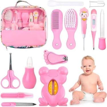 Imagem de Bolsa Bebê Recém Nascido Kit Primeiros Cuidados Higiene 13 Peças - Neh