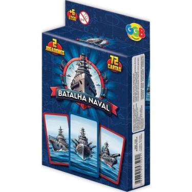 Imagem de Jogo de Cartas Batalha Naval 72 Cartas - GGB PLAST