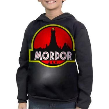 Imagem de Moletom Infantil  Senhor Dos Aneis Mordor - smoke, Preto, 1