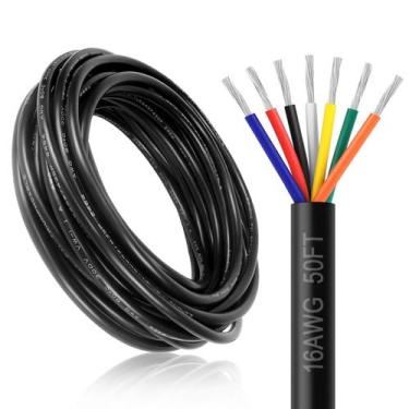 Imagem de Fio elétrico DEKIEVALE 16 Gauge 7 Condutor 15m 16AWG