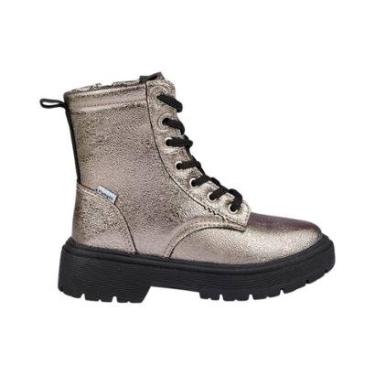 Imagem de Bota Infantil Feminina Pampili Metalizada Cinza - 6810-Feminino