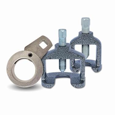 Imagem de Kit Extrator Saca Terminal de Direção Com Chave Braço Axial Profissionais Para Suspensão e Direção Aço Reforçado