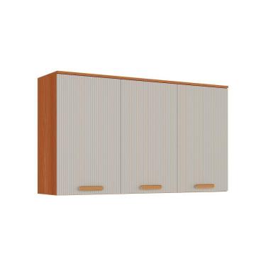 Imagem de Armário Aéreo Itatiaia Itafriz 120cm Em Madeira Cinamomo Fendi