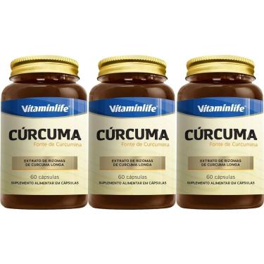 Imagem de Kit 3X Cúrcuma - 60 Cápsulas - VitaminLife-Masculino