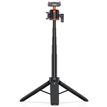 Imagem de VRIG Mini haste de extensão Osmo Action de 53 cm com cabeça esférica rotativa de 360° e sapata, tripé compacto compatível com Osmo Action 5 Pro, Osmo Action 4, Osmo Action 3, Osmo 360