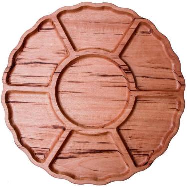 Imagem de Petisqueira Com 7 Divisões - Delenha Decor - Madeira Maciça