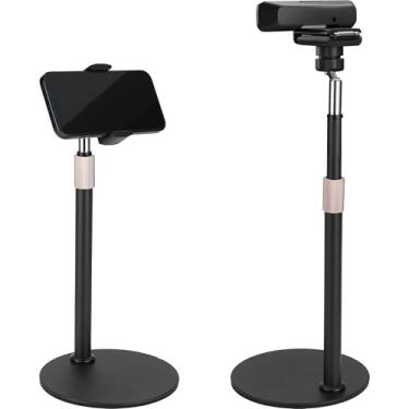 Imagem de TomGear B15 Suporte de mesa totalmente metálico para webcam/telefone – 27-44 cm ajustável, suporte giratório de 360° para webcam C960 C930e C930 C920 C920S C922x C922 Brio 4K C925e C615 e outros