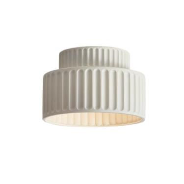 Imagem de TooJYHup Lustre de resina nórdico feito à mão em estilo japonês - luminária de teto simples creme para quarto sala de estar corredor estudo (branco)