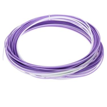 Imagem de PATIKIL Kit de reparo de vime, 20 m 2,4 mm redondo sintético material de vime tecido de vime de plástico conjunto de vime para artesanato DIY e fabricação de cestas de tecelagem, gradiente roxo