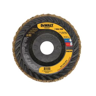 Imagem de Disco De Lixa Flap 4.1-2 X 22mm Para Metais-inox Dewalt Dw8408t Grão 40 Kit 10 Unidades