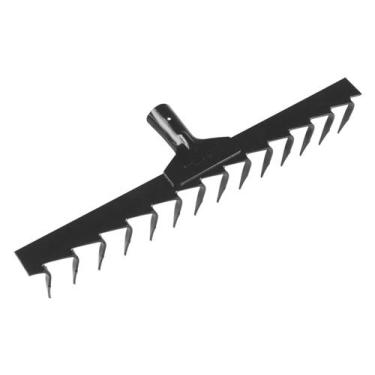 Imagem de Ancinho Estampado com 14 Dentes Tramontina em Aço sem Cabo